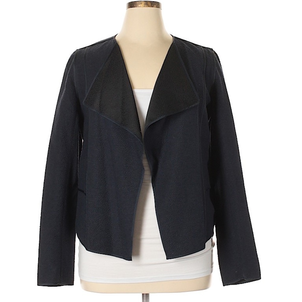 VINCE women’s navy blue and black blazer size XL